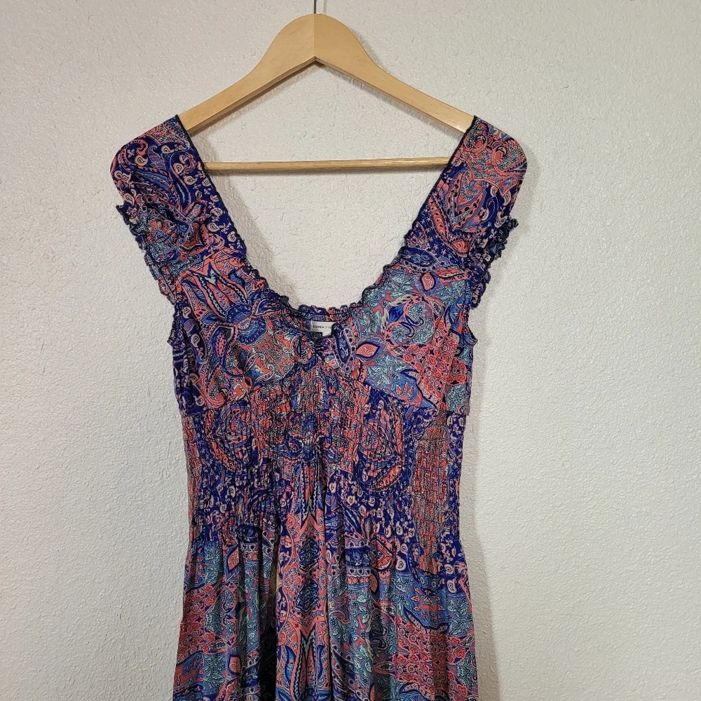 Multicolor Bohemian Maxi Dress - Picture 2 of 5